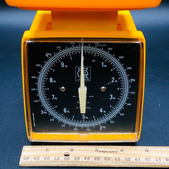 Vintage 70s KITCHEN KING Food Scale: Imperial / Metric Weight Retro Kitchenware - Picture 9 of 10